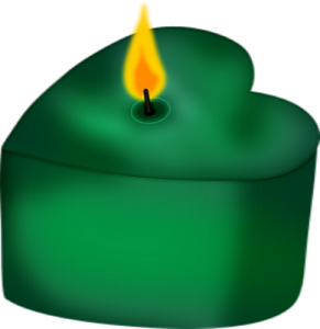 st. patrick's day candle